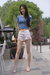 【精选街拍】Vol.1928 一始街拍作品 - 白色热裤美女 [570P-1.32GB]