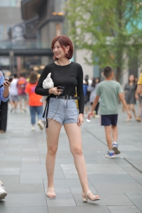 【精选街拍】Vol.2973 牛仔短裤百搭 [65P-527MB]