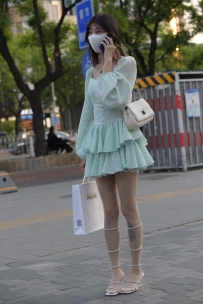 【精选街拍】Vol.3687 清秀果绿色 [231P-4.69GB]